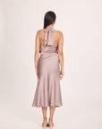 Ms. V Satin Halter Top