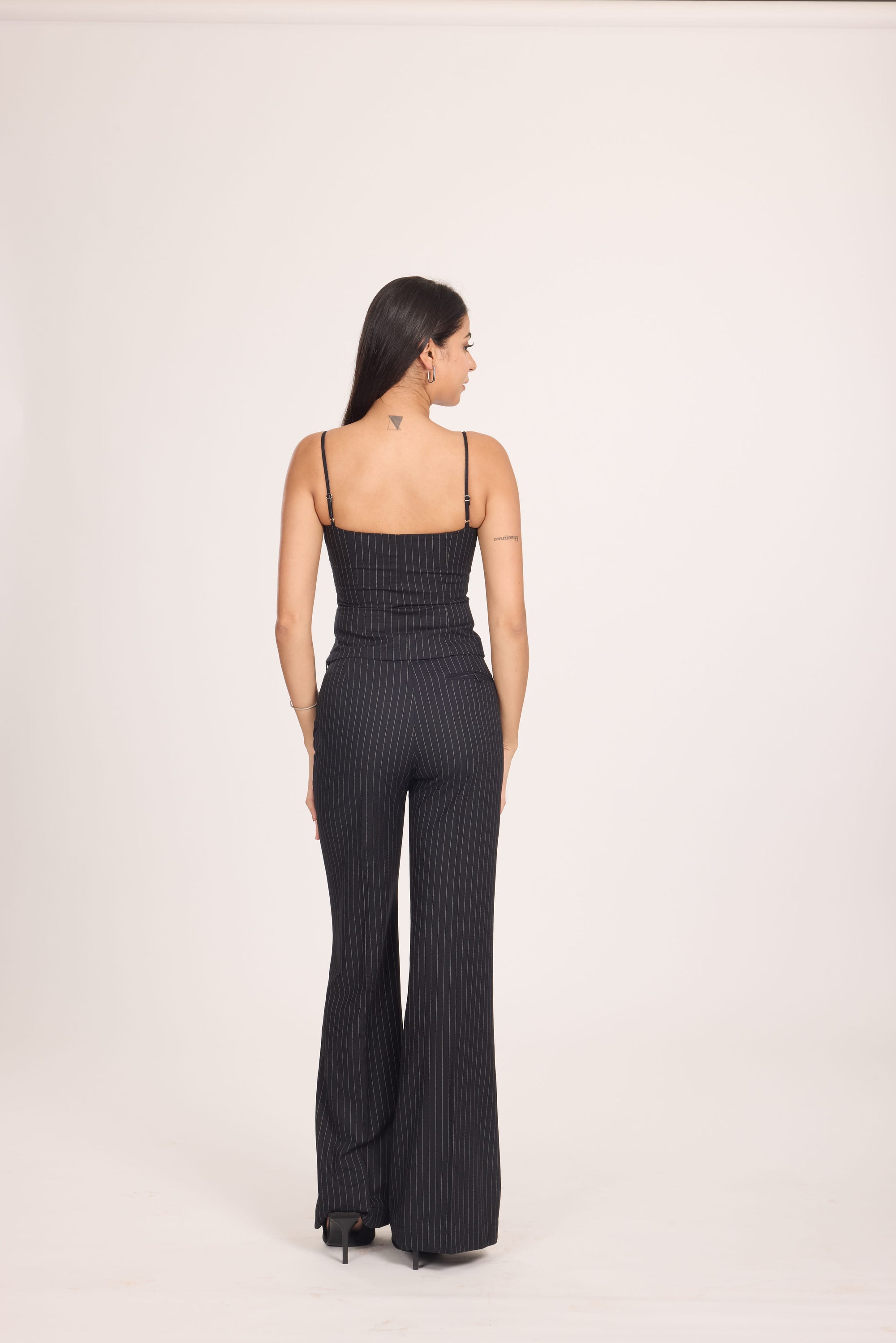 Ms. V Pinstripe Top &amp; Ms. V Pinstripe Pant