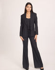 Ms. V Pinstripe Relaxed Blazer