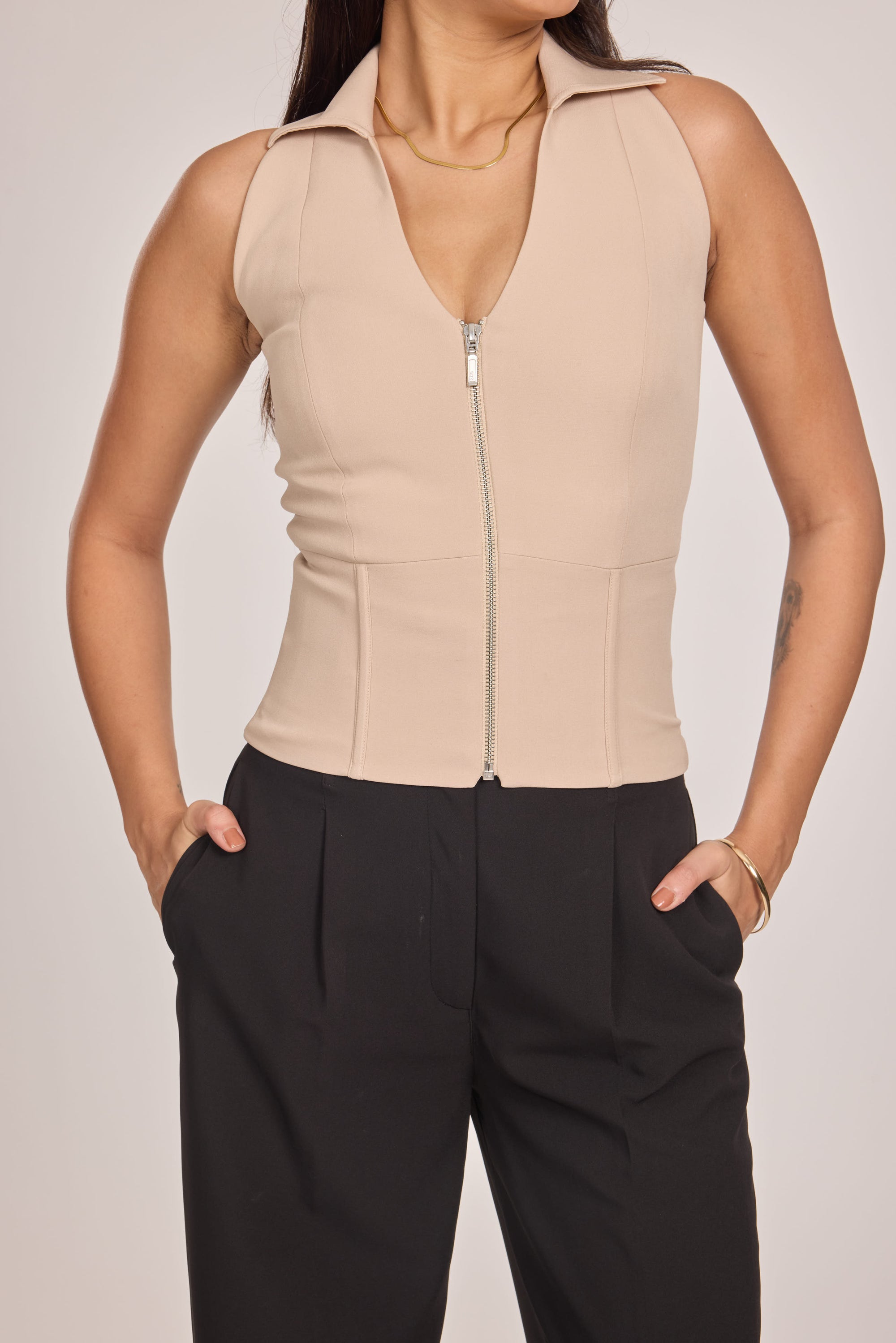 Ms.V Halter Corset Top