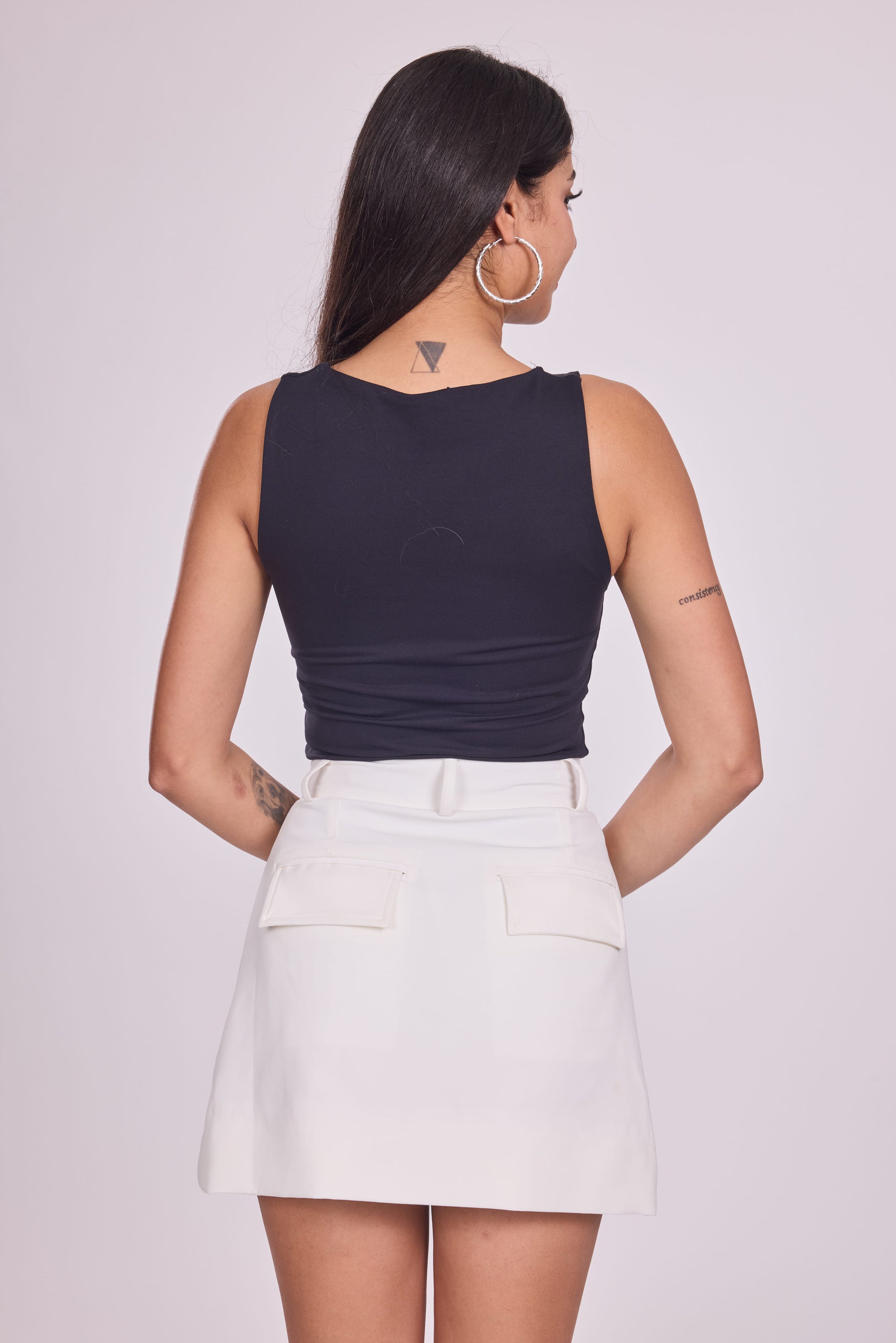 Ms.V Tailored Mini Skirt