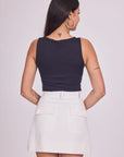 Ms.V Tailored Mini Skirt