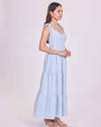 Ms V Tie Up Corset Midi Dress