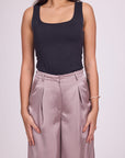 Ms.V Flared Satin Pants