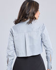 Ms.V Tie-Up Cropped Shirt & Bustier